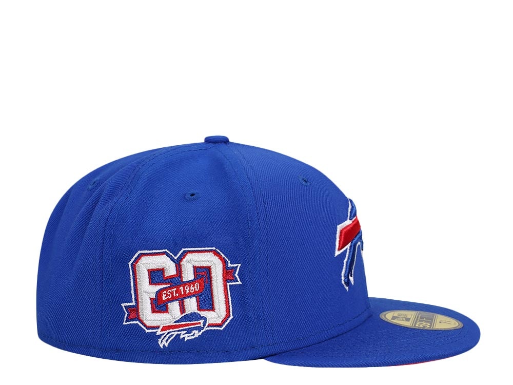New Era Buffalo Bills  60th Anniversary Blue Prime Edition 59Fifty Fitted Casquette