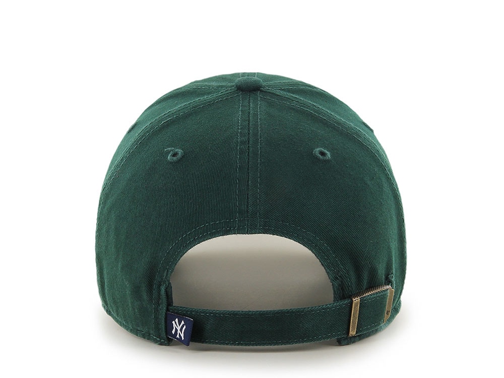 47 Brand New York Yankees Dark Green Clean Up Strapback Casquette