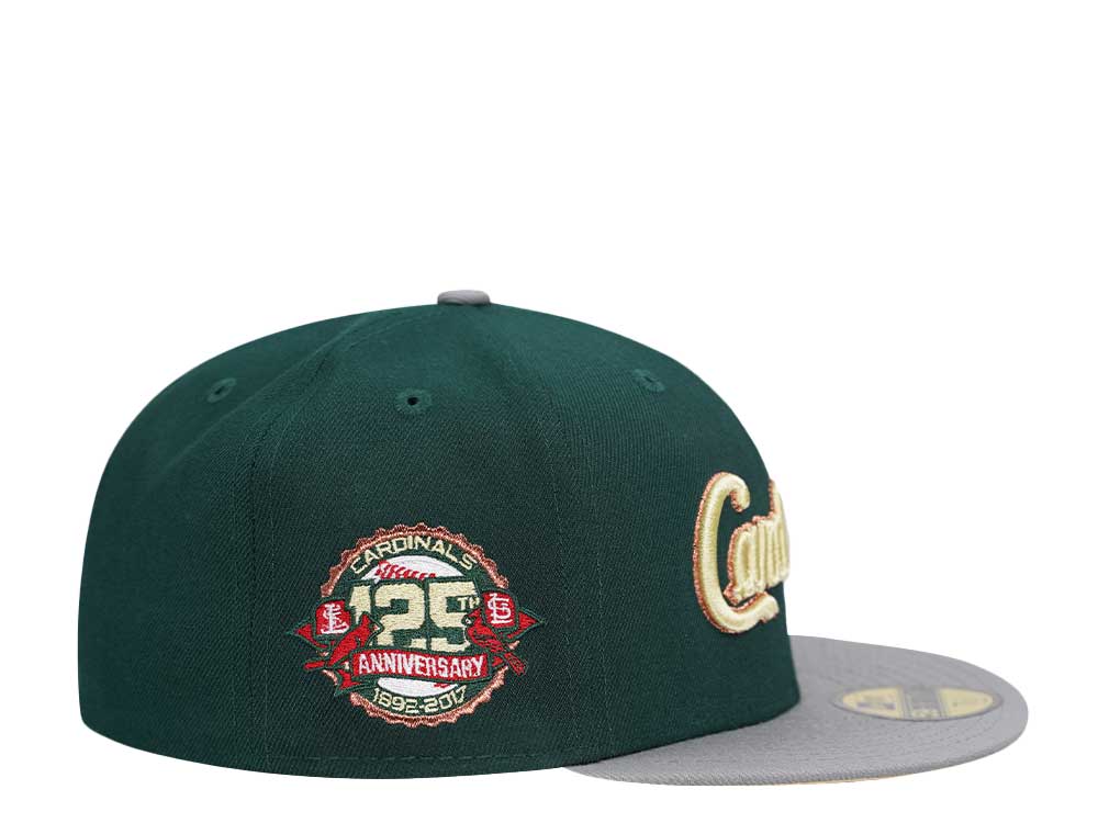New Era St. Louis Cardinals 125th Anniversary Green Vegas Two Tone Edition 59Fifty Fitted Casquette
