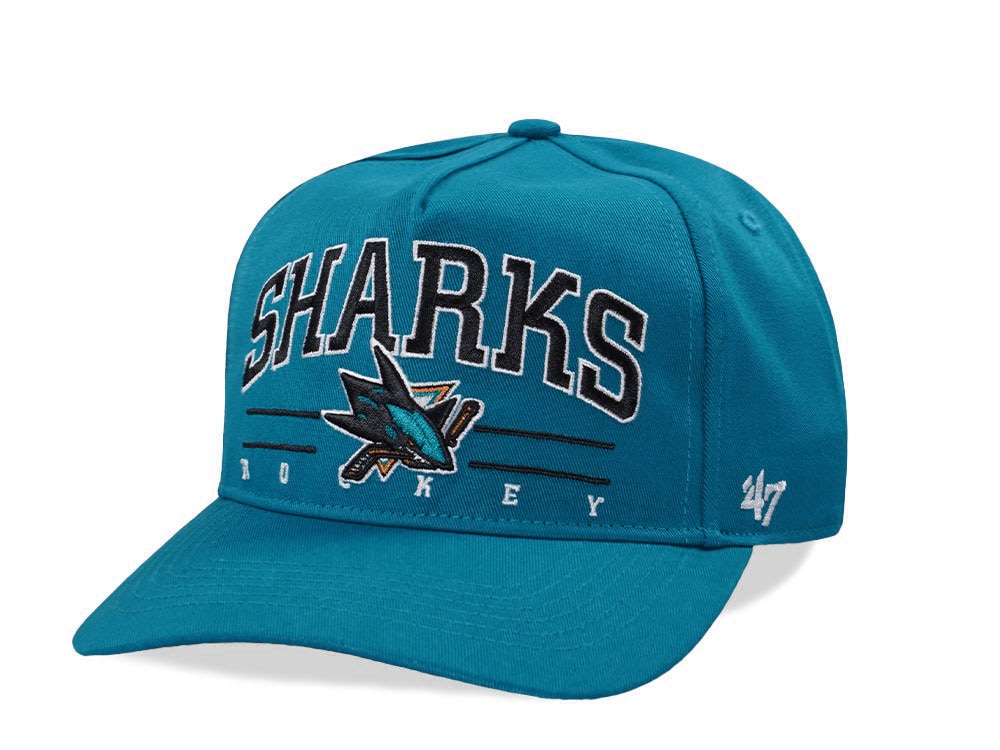 47Brand San Jose Sharks Teal Hitch Edition Snapback Casquette