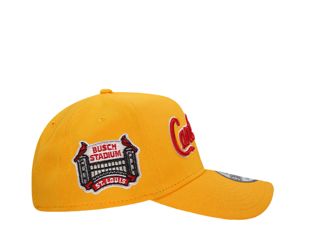 New Era St. Louis Cardinals Busch Stadium Yellow Classic 9Forty A Frame Snapback Casquette