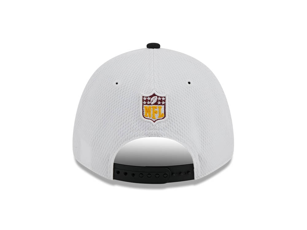New Era Washington Commanders NFL Sideline 2023 Black White  9Forty Snapback Casquette