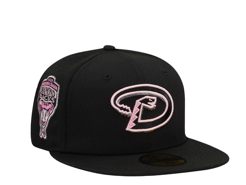 New Era Arizona Diamondbacks Inaugural Season 1998 Black Pink Prime Edition 59Fifty Fitted Casquette