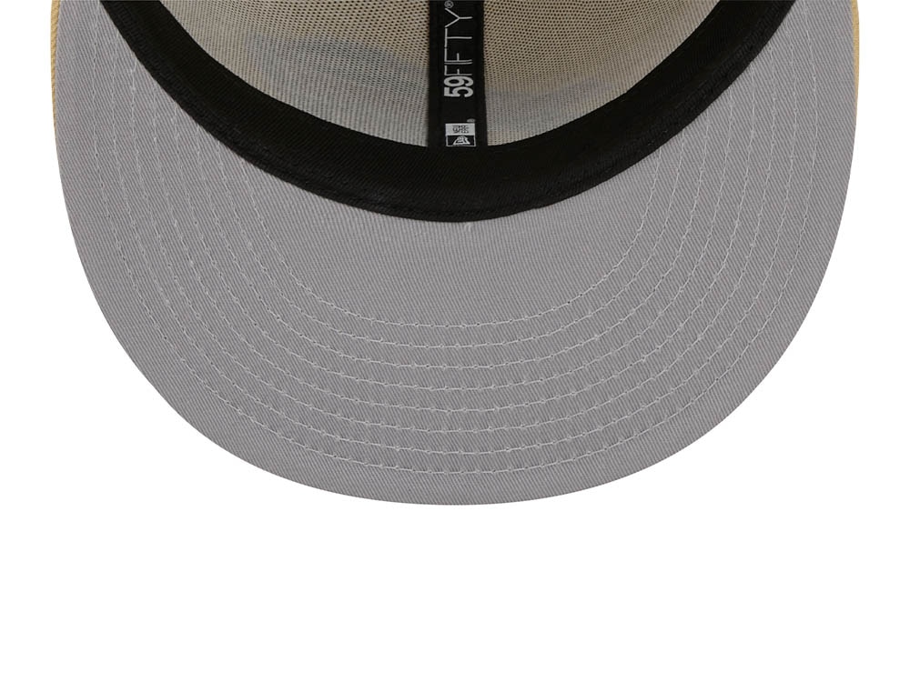 New Era Buffalo Bills Pro Bowl Hawaii 1988 Raffia Front Vegas Gold Edition 59Fifty Fitted Casquette