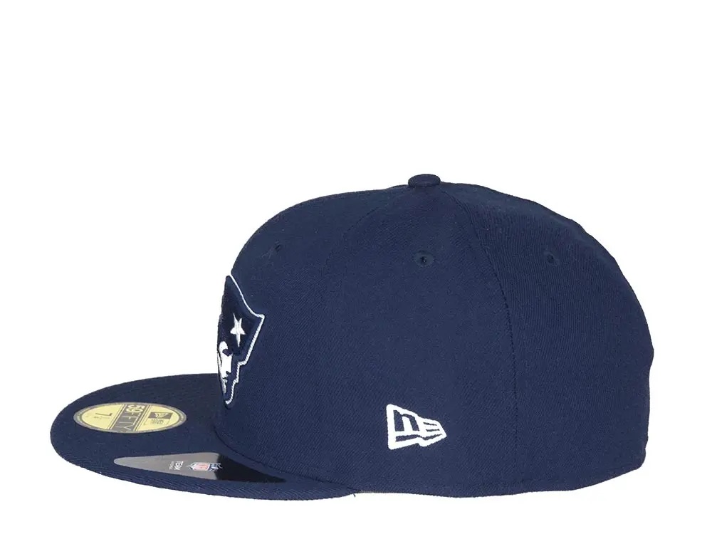 New Era New England Patriots All Navy 59fifty Fitted Casquette