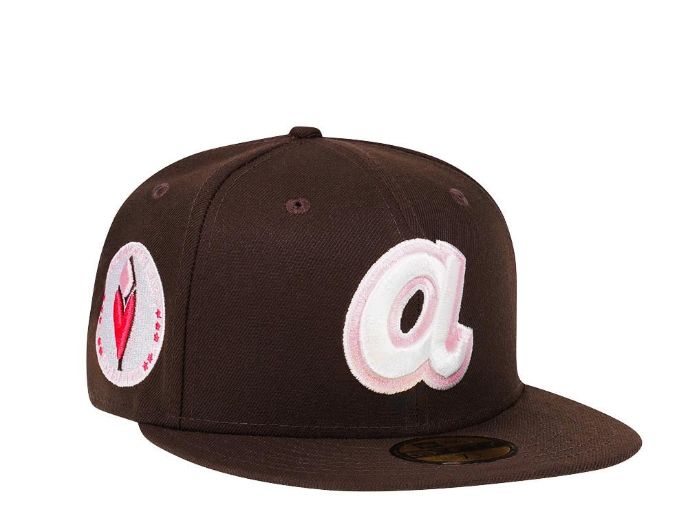 New Era Atlanta Braves All Star Game 1972 Coffee Pink Edition 59Fifty Fitted Casquette