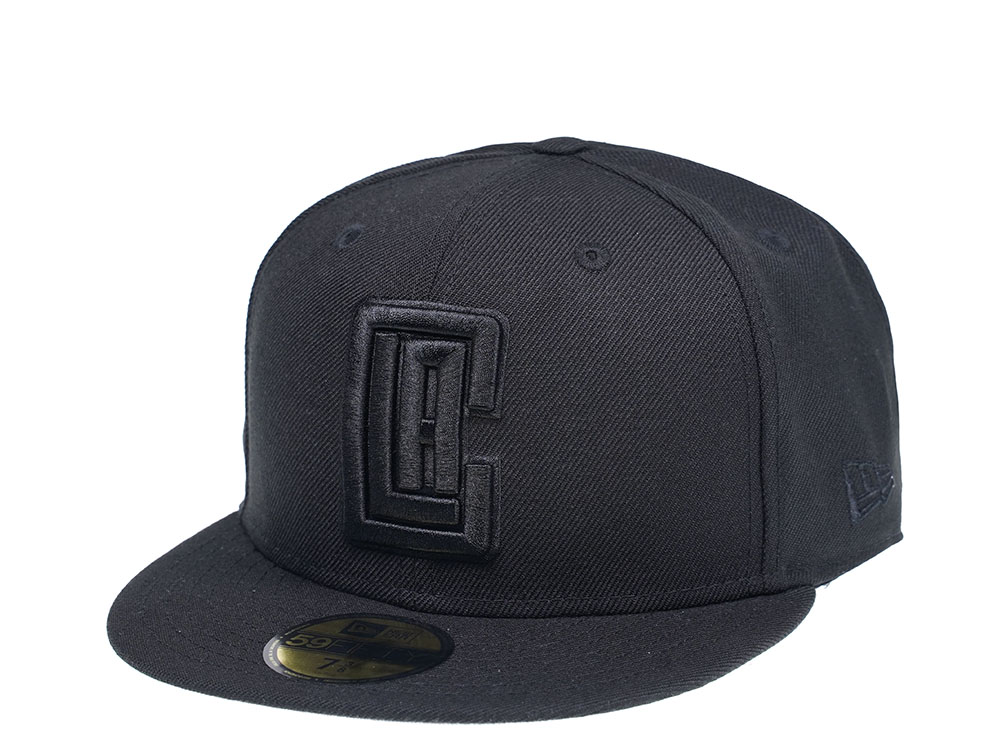 New Era Los Angeles Clippers Black on Black Edition 59Fifty Fitted Casquette