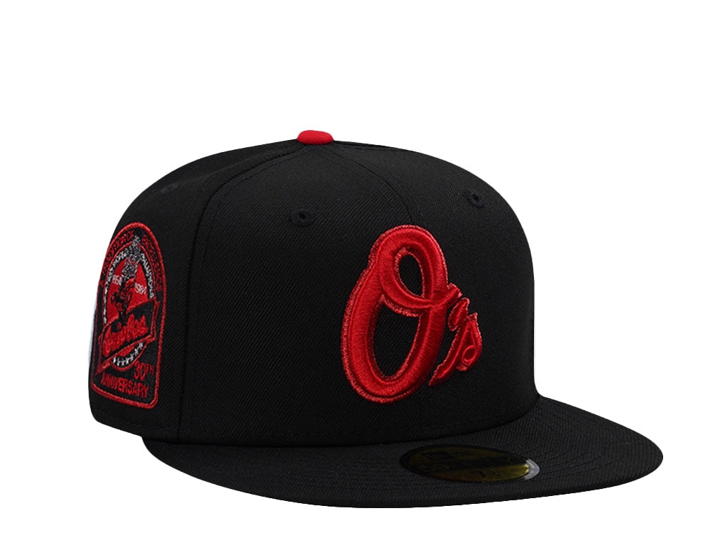 New Era Baltimore Orioles 30th Anniversary Black Prime Edition 59Fifty Fitted Casquette