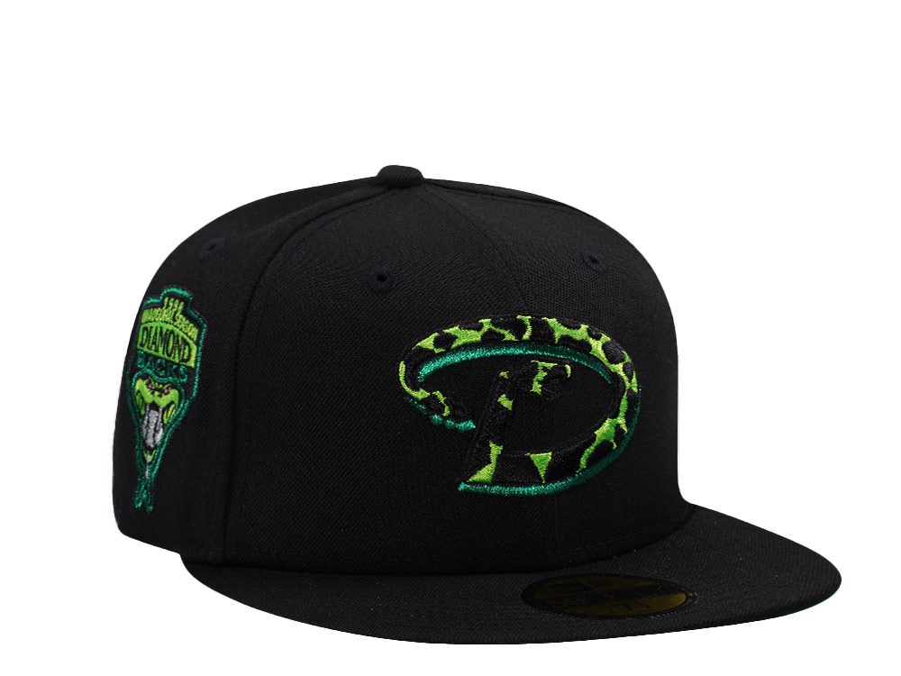 New Era Arizona Diamondbacks Inaugural Season 1998 Black Prime Edition 59Fifty Fitted Casquette