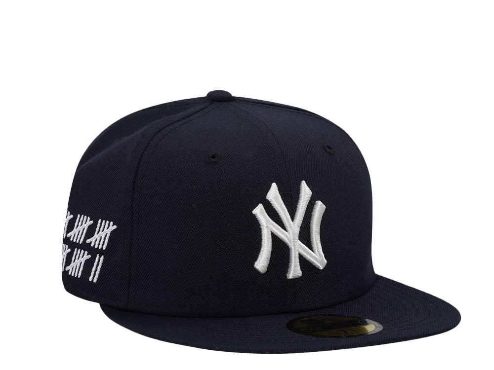New Era New York Yankees Navy Throwback Champions Edition 59Fifty Fitted Casquette