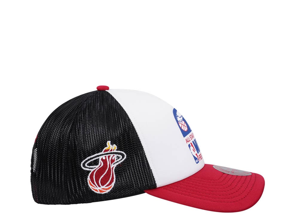 Mitchell & Ness Miami Heat All Star 1990 Party Time Trucker Snapback Casquette