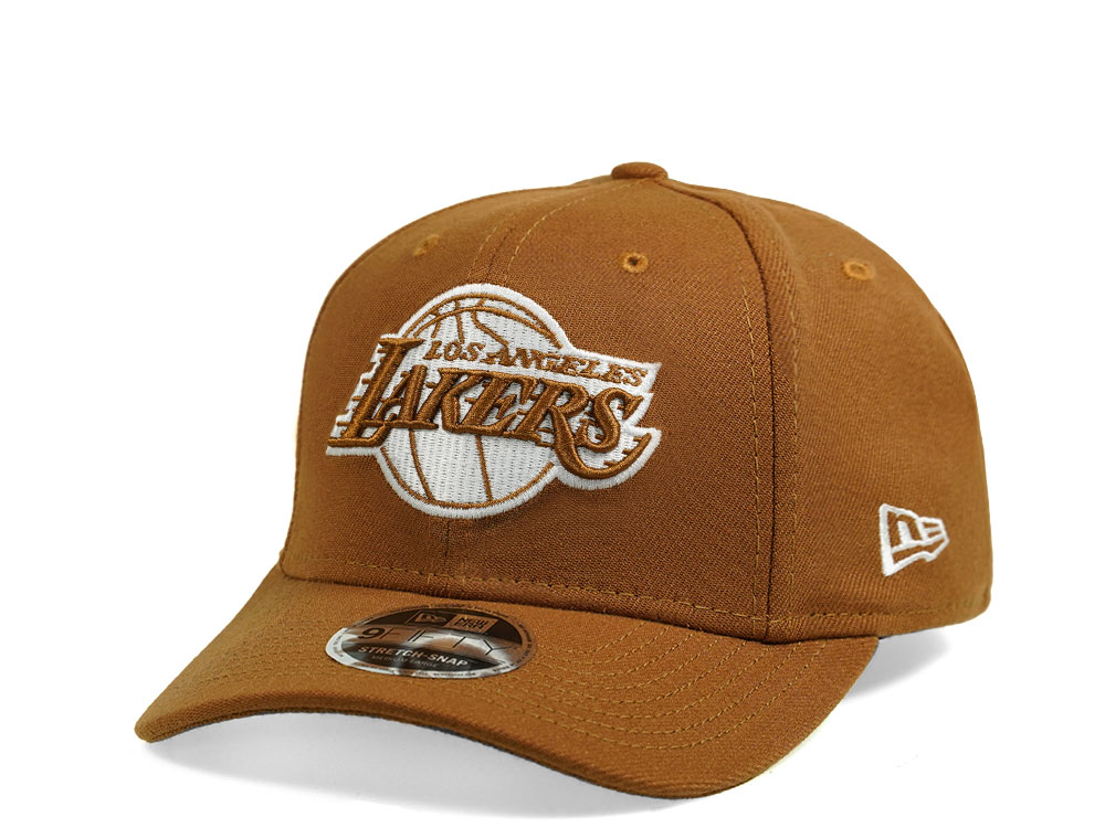 New Era Los Angeles Lakers Toasted Peanut Edition 9Fifty Stretch Snapback Casquette