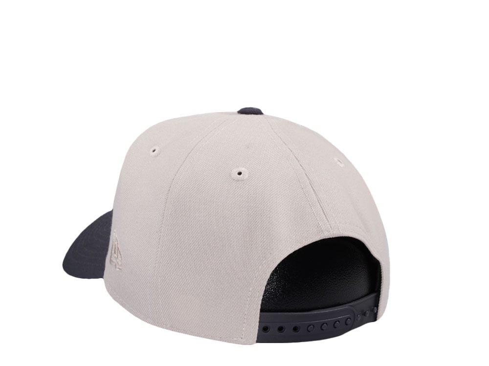 New Era Cleveland Guardians Progressive Field Stone Metallic Two Tone Edition 9Forty A Frame Snapback Casquette