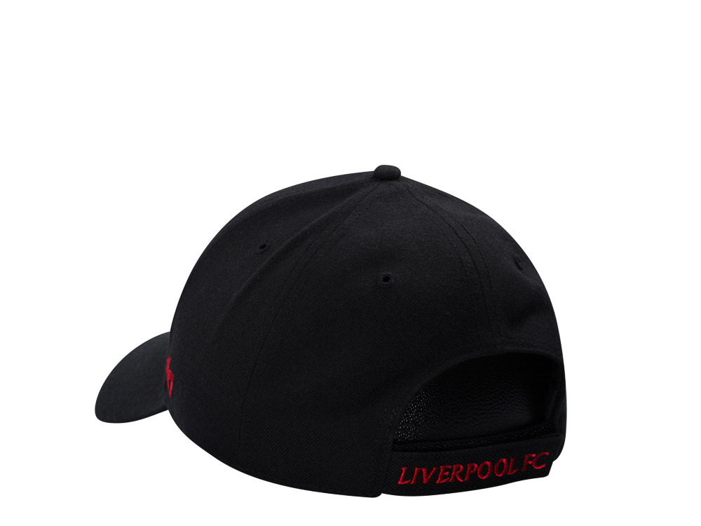 47Brand Liverpool FC Black and Red MVP Strapback Casquette