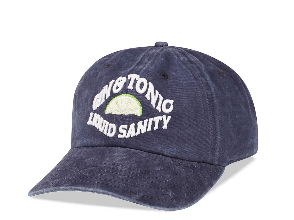 American Needle Gin & Tonic Liquid Sanity Navy Vintage Casual Strapback Casquette
