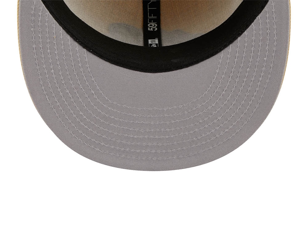 New Era Colorado Rockies 20th Anniversary Raffia Front Vegas Gold Edition 59Fifty Fitted Casquette