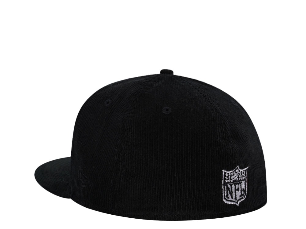 New Era Atlanta Falcons Black Cord Throwback Edition 59Fifty Fitted Casquette