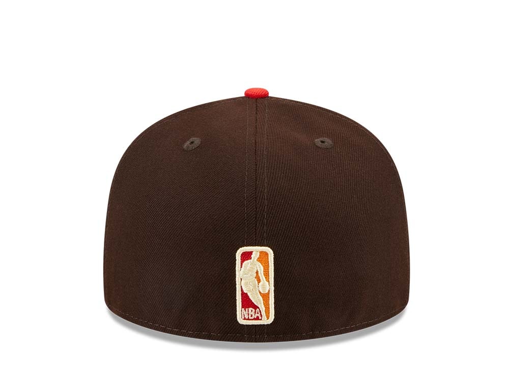New Era Miami Heat The Elements Brown Two Tone Edition 59Fifty Fitted Casquette