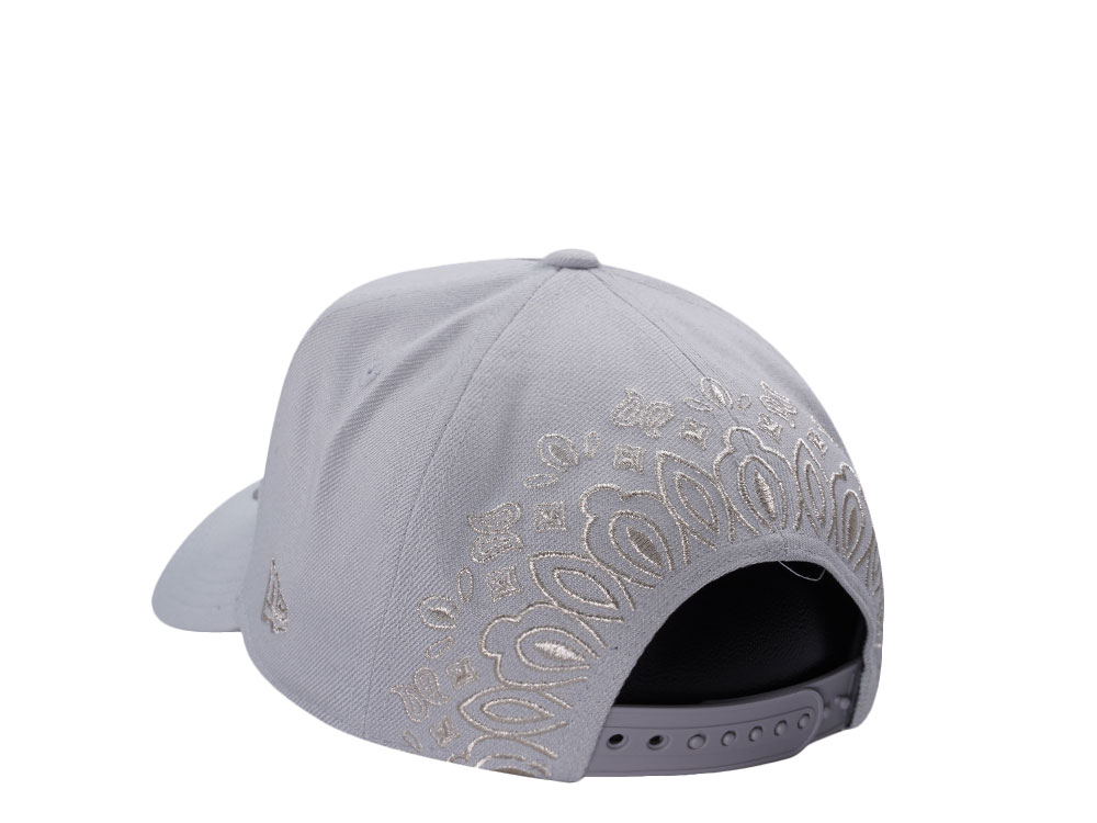 New Era Los Angeles Dodgers MLB Rear Arch Gray Edition 9Forty A Frame Snapback Casquette