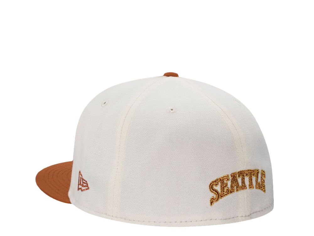 New Era Seattle Supersonics Western Conference Chrome Two Tone Edition 59Fifty Fitted Casquette