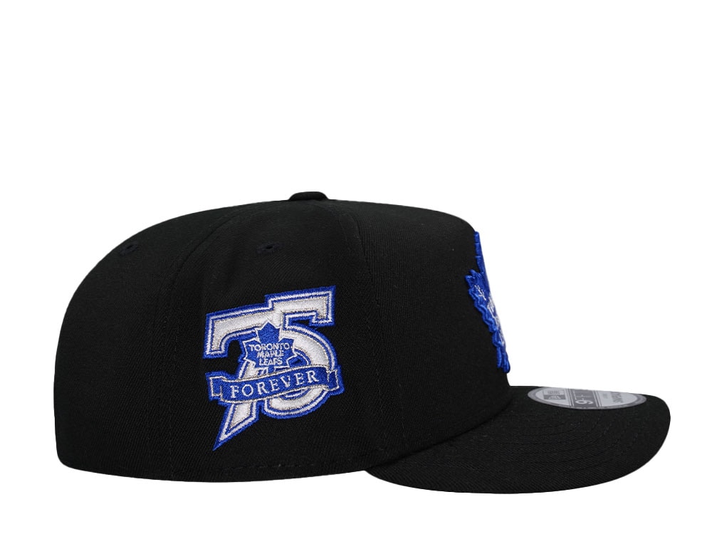 New Era Toronto Maple Leafs 75 Years Black 9Fifty A Frame Snapback Casquette