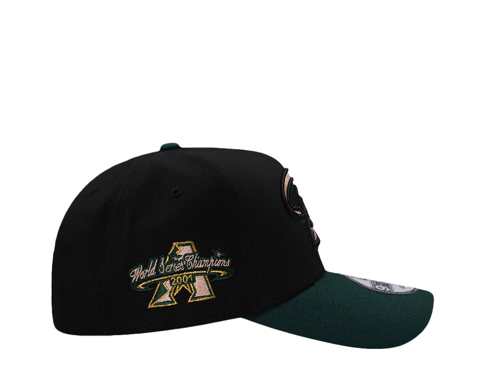 New Era Arizona Diamondbacks World Series 2001 Champions Black Two Tone Edition 9Forty A Frame Snapback Casquette