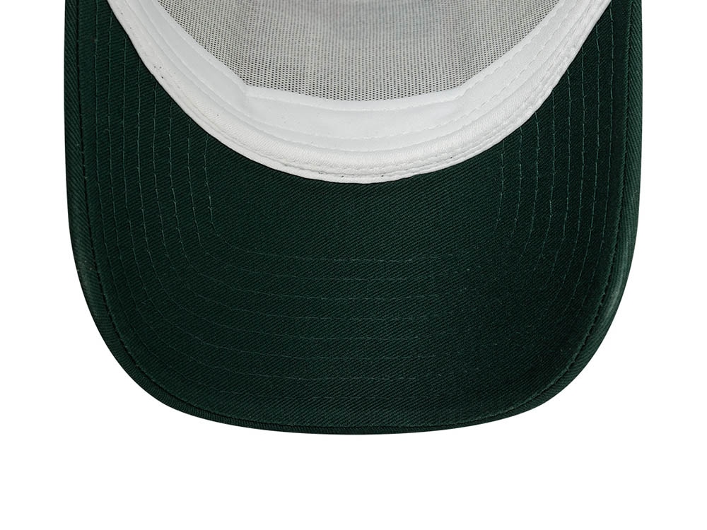 New Era California Patch Green Trucker A Frame Snapback Casquette