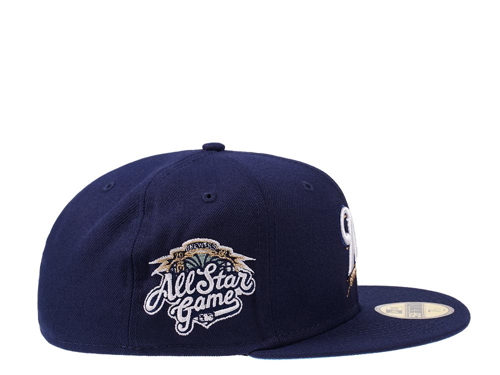 New Era Milwaukee Brewers All Star Game 2002 Glacier Blue Edition 59Fifty Fitted Casquette