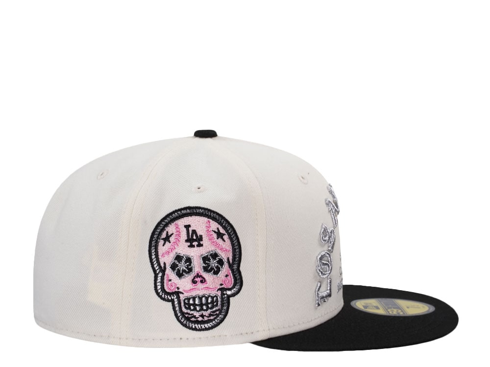 New Era Los Angeles Dodgers Skull Chrome Two Tone Edition 59Fifty Fitted Casquette