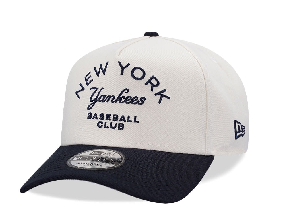 New Era New York Yankees Baseball Club Chrome Two Tone Edition 9Forty A Frame Snapback Casquette