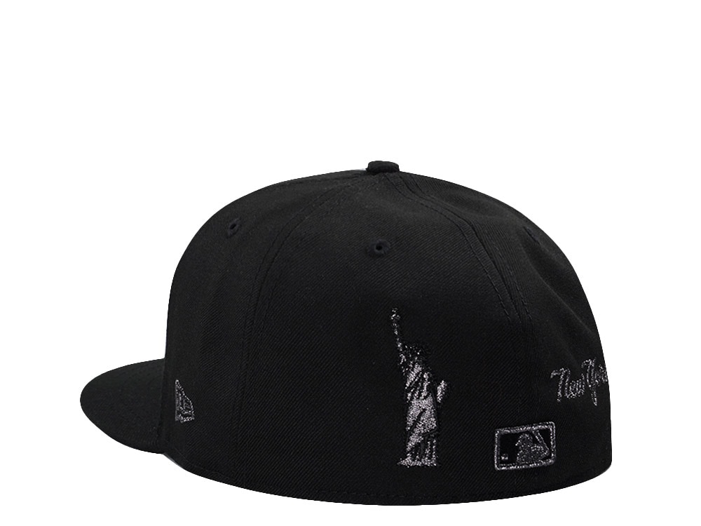 New Era New York Yankees 27x World Champions Metallic Pewter Black Prime Edition 59Fifty Fitted Casquette