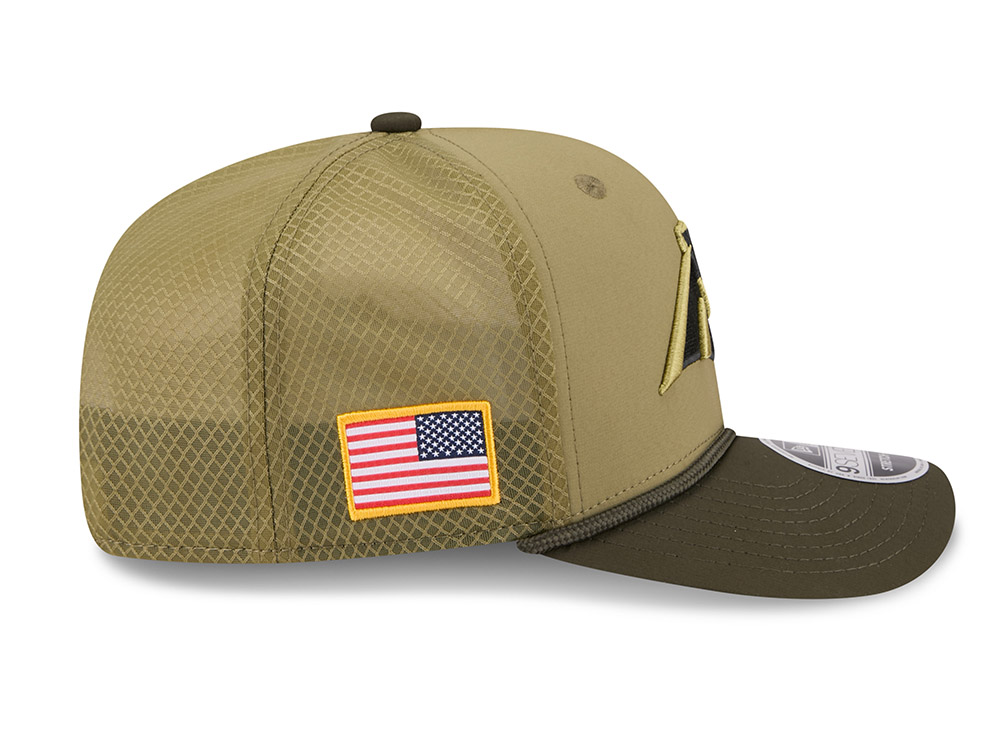 New Era Carolina Panthers Salute To Service 2025 9Seventy Snapback Casquette