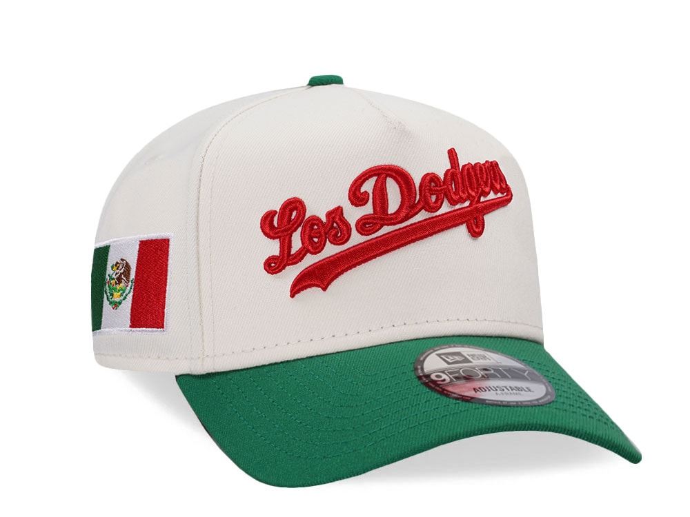 New Era Los Angeles Dodgers Mexico Chrome Two Tone Edition 9Forty A Frame Snapback Casquette