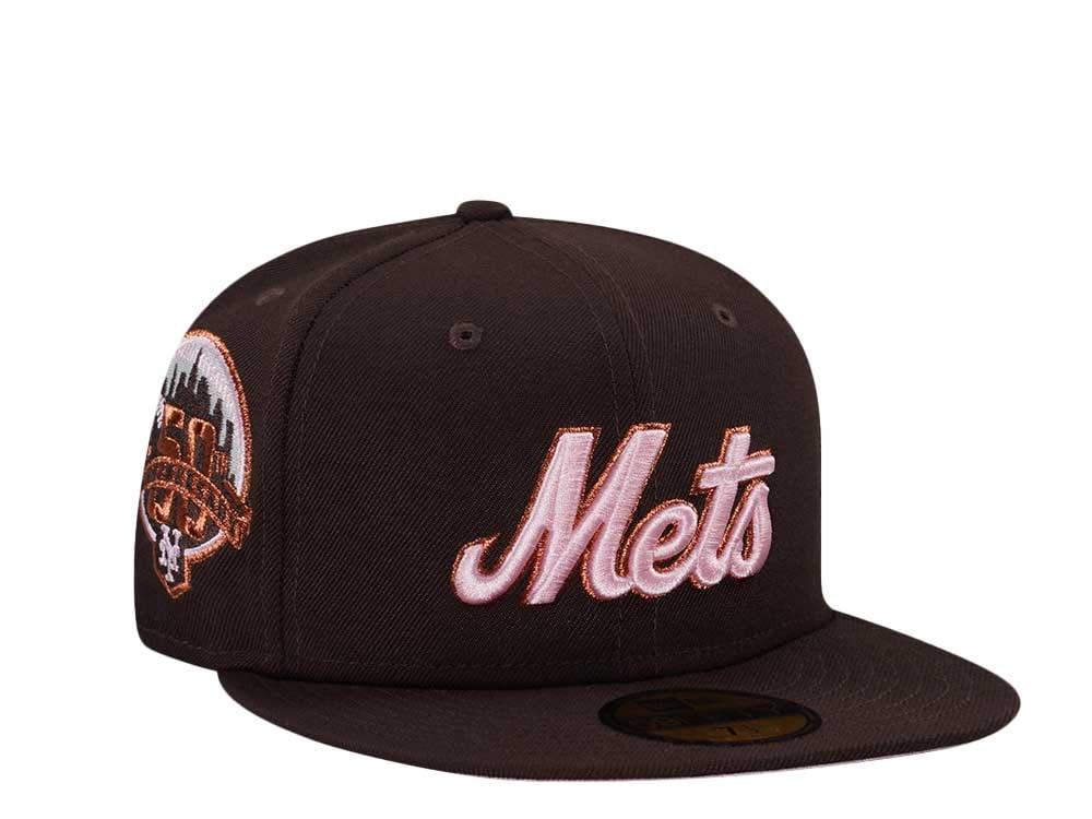 New Era New York Mets 50th Anniversary Burnt Pink Edition 59Fifty Fitted Casquette