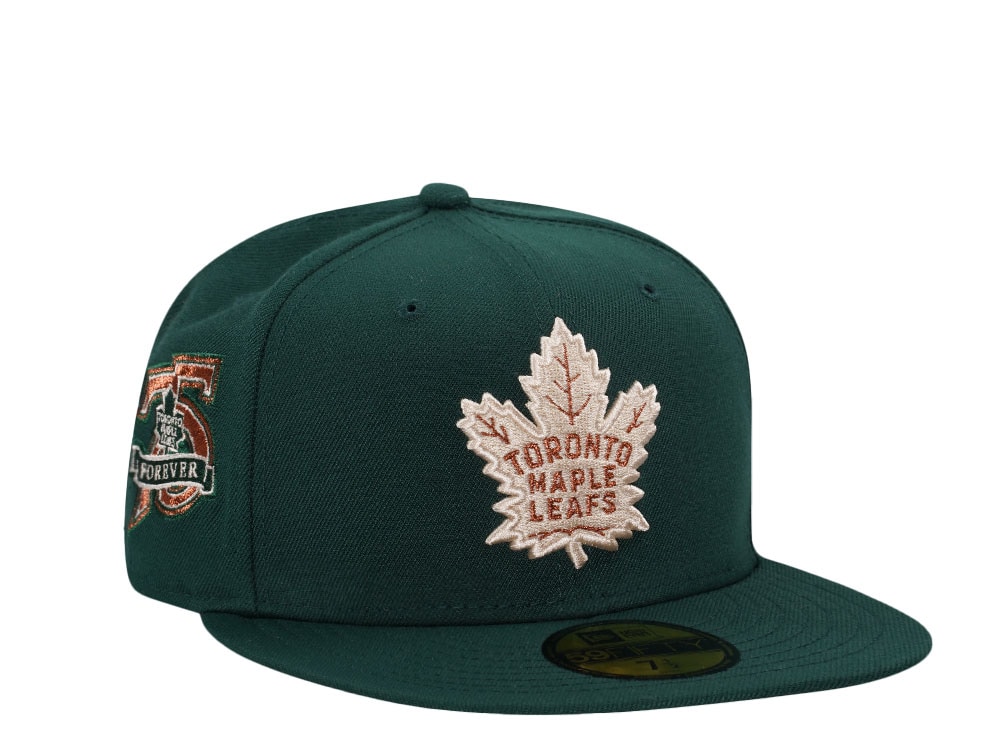 New Era Toronto Maple Leafs 75th Anniversary Green Copper Edition 59Fifty Fitted Casquette