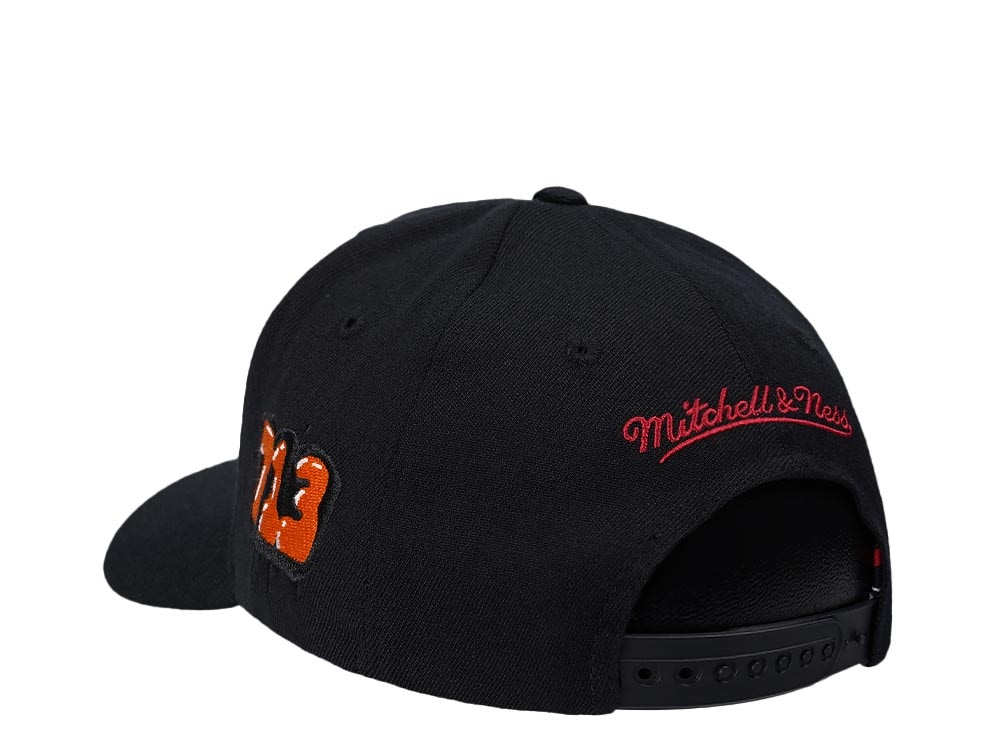 Mitchell & Ness Houston Rockets Hardwood Classic Slap Sticker Red Line Flex Snapback Casquette