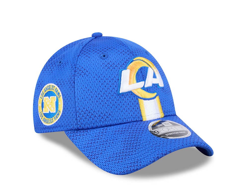 New Era Los Angeles Rams Sideline 2024 9Forty Stretch Snapback Casquette