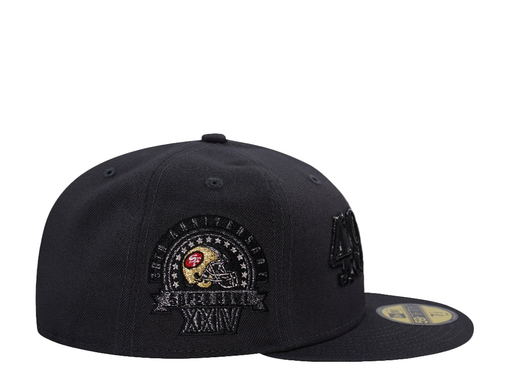 New Era San Francisco 49ers 30th Anniversary Gray Prime Edition 59Fifty Fitted Casquette