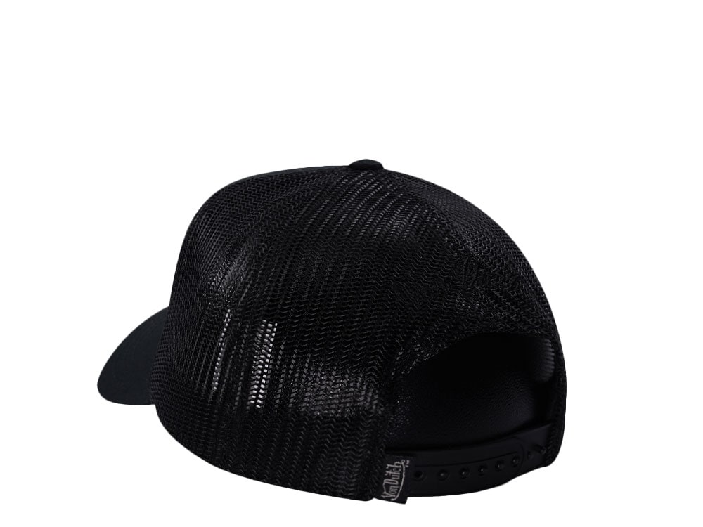 Von Dutch Script Black Trucker Snapback Casquette