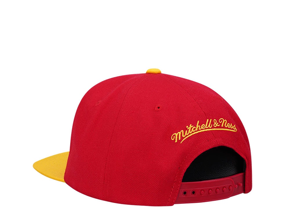 Mitchell & Ness Atlanta Hawks Team Two Tone 2.0 Red Snapback Casquette