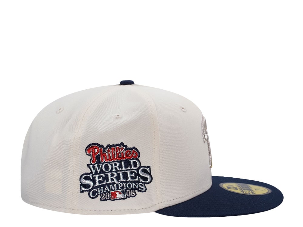 New Era Philadelphia Phillies World Series 2008 Chrome Two Tone Edition 59Fifty Fitted Casquette