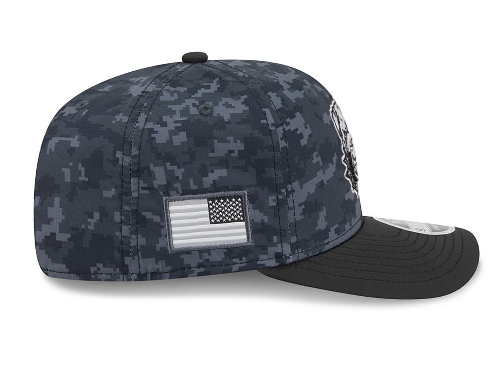 New Era Cleveland Browns NFL Salute to Service 2026 Digi Camo Black 9Seventy Stretch Snapback Casquette