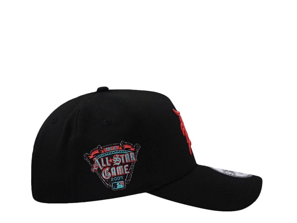 New Era Detroit Tigers All Star Game 2005 Lava Black Prime Edition 9Forty A Frame Snapback Casquette
