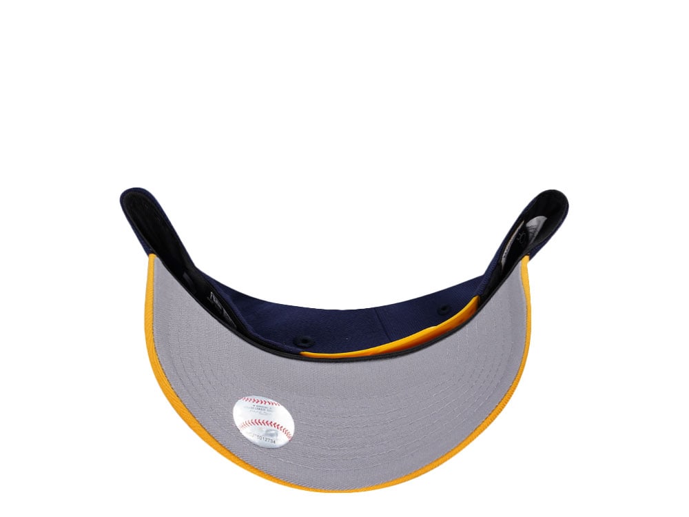 New Era Milwaukee Brewers Navy Classic Two Tone 9Forty A Frame Snapback Casquette