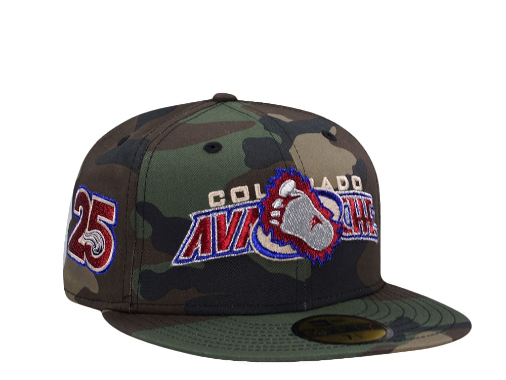 New Era Colorado Avalanche 25th Anniversary Camo Prime Edition 59Fifty Fitted Casquette