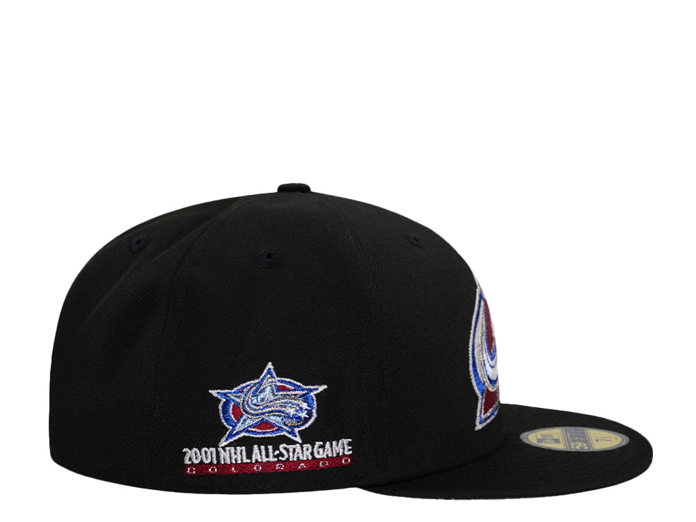 New Era Colorado Avalanche All Star Game 2001 Black Prime Edition 59Fifty Fitted Casquette