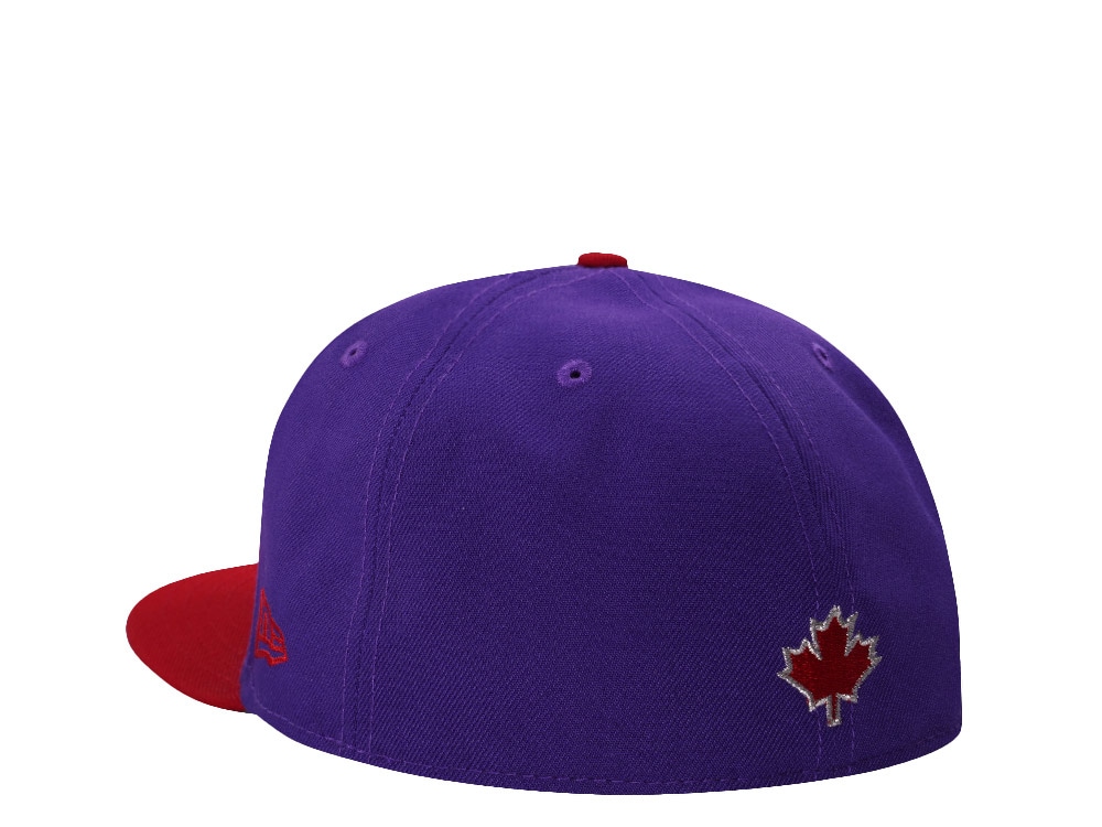 New Era Toronto Raptors 20th Anniversary Purple Two Tone Edition 59Fifty Fitted Casquette