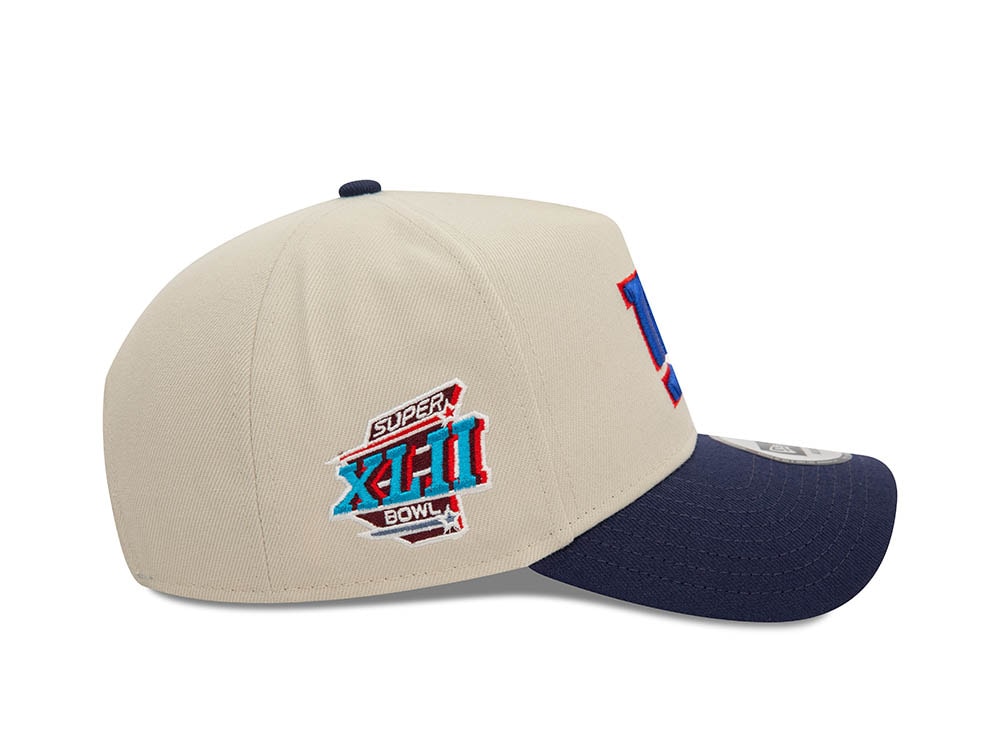 New Era New York Giants Super Bowl XLII Chrome Two Tone A Frame Snapback Casquette