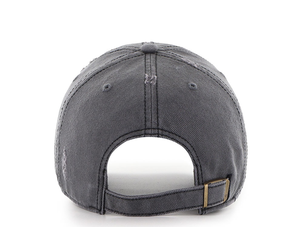 47 Brand Anaheim Ducks Weathered Dark Gray Clean Up Strapback Casquette