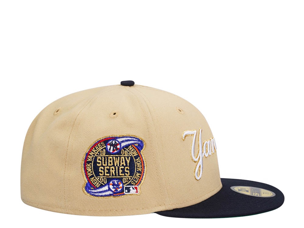 New Era New York Yankees Subway Series 2000 Vegas Gold Two Tone Edition 59Fifty Fitted Casquette